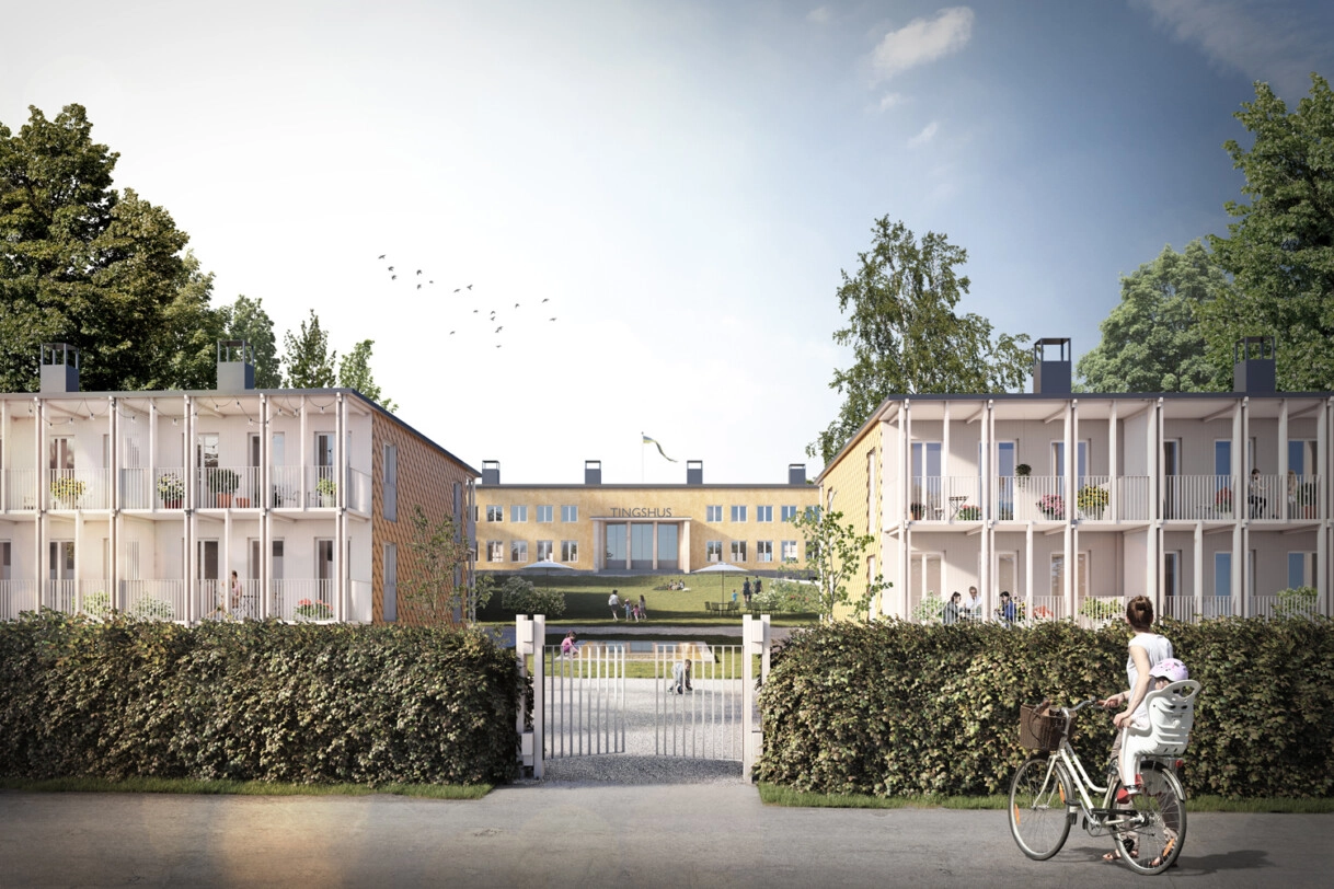 Brunnberg & Forshed Arkitektkontor AB Sunne Tingshus park bostäder